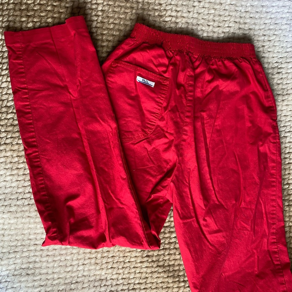 Vintage high waisted medical pants